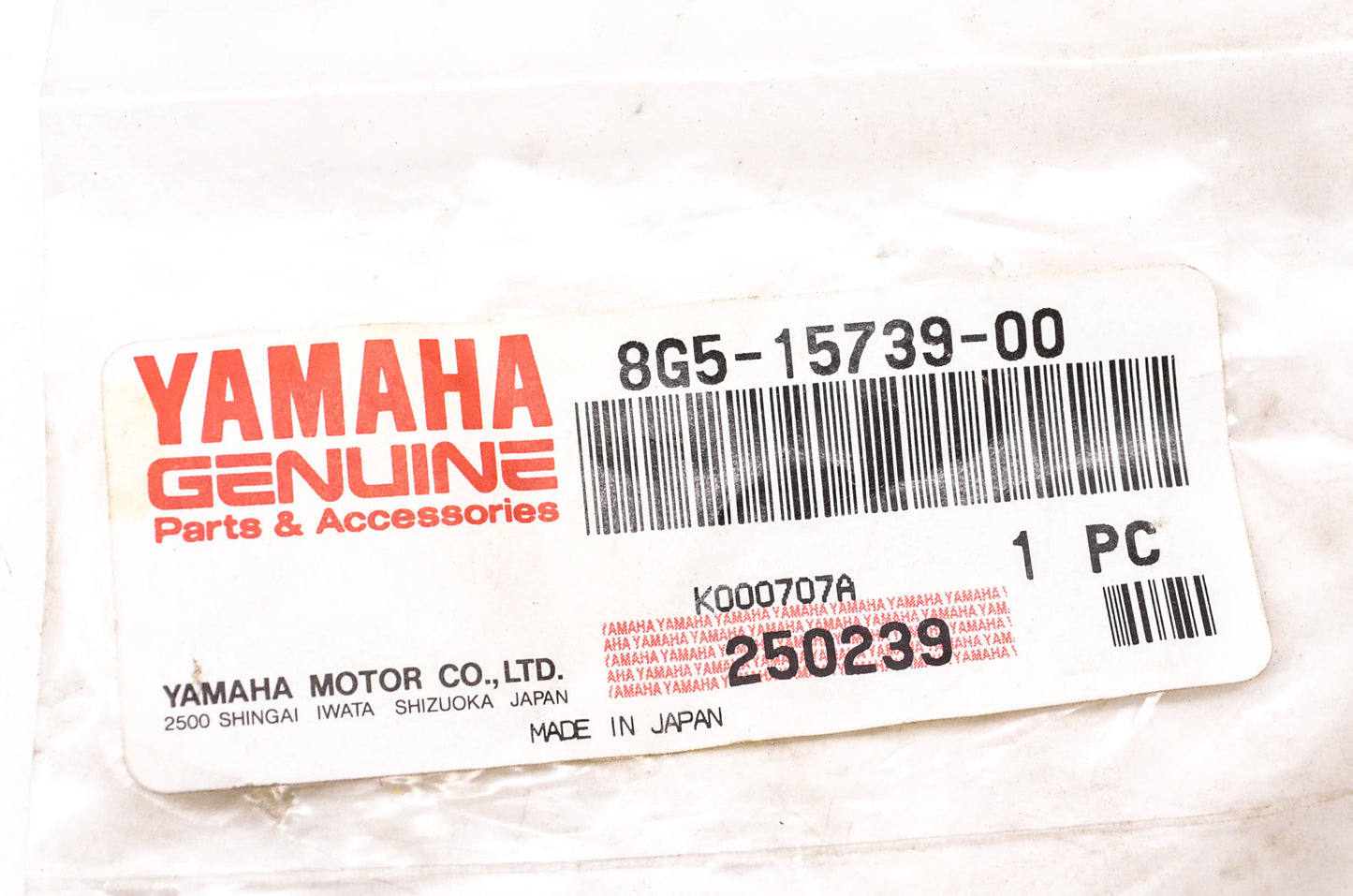 New OEM Yamaha 8G5-15739-00-00 Thrust Washer NOS