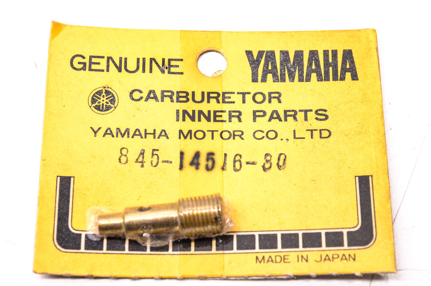 New OEM Yamaha 845-14516-30-00 Carburetor Main Jet #130 NOS