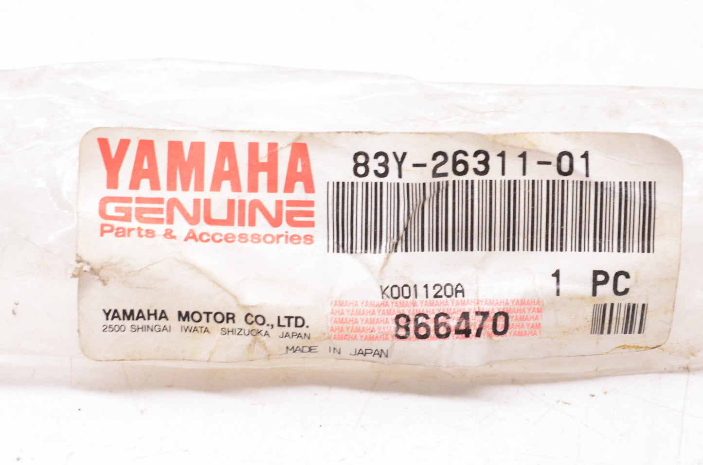 New OEM Yamaha 83Y-26311-01-00 Throttle Cable NOS