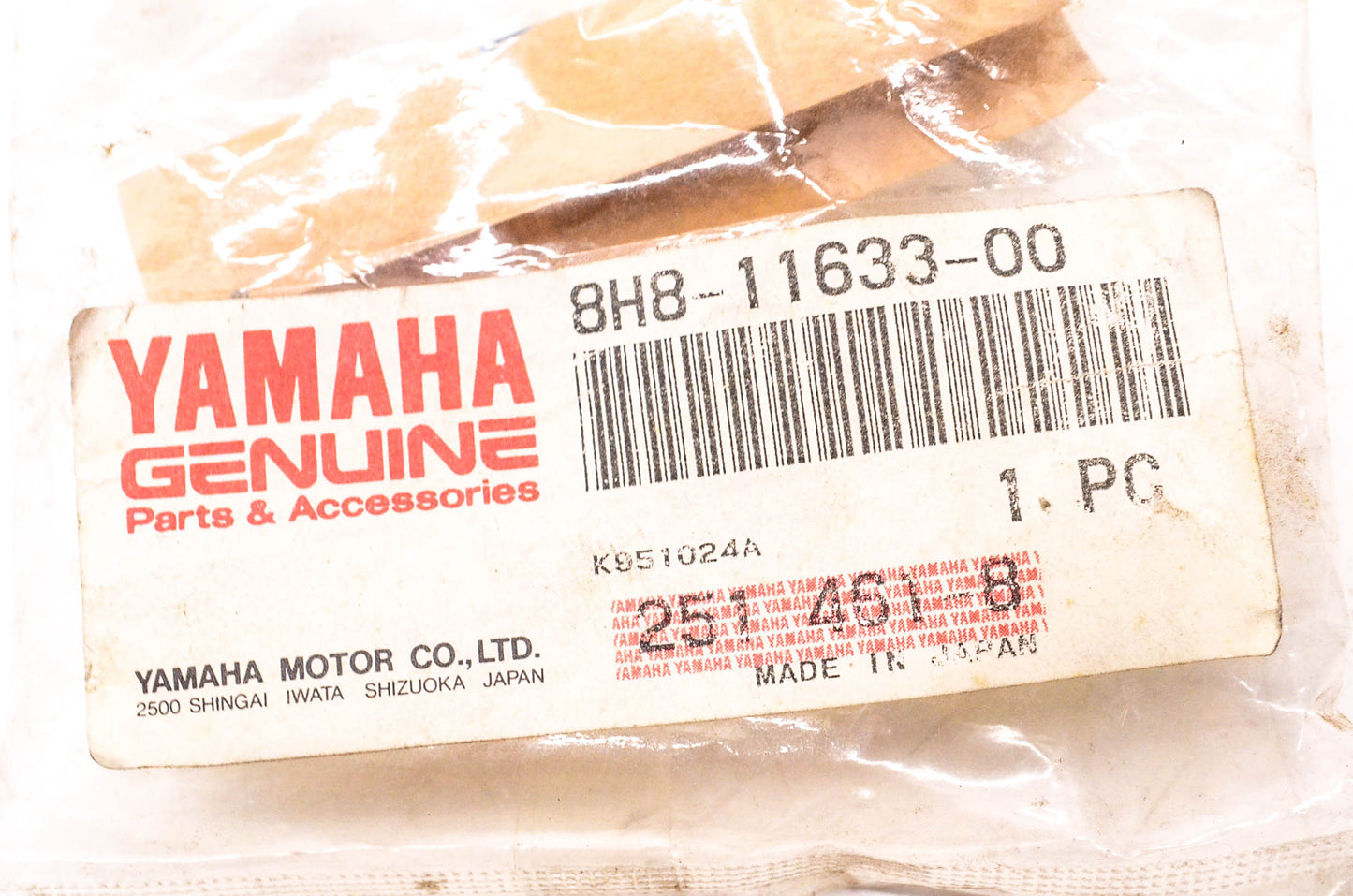 New OEM Yamaha 8H8-11633-00-00 Piston Pin NOS