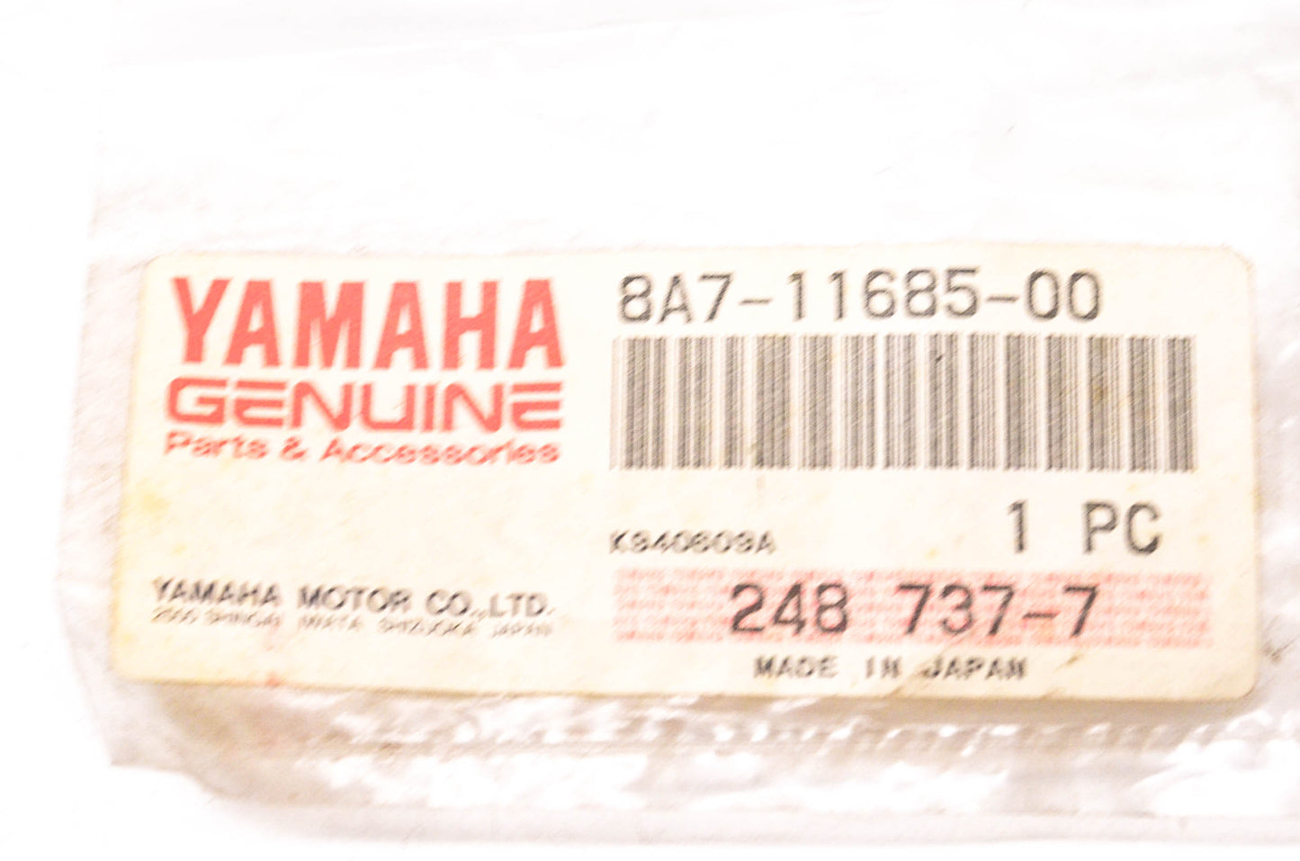 New OEM Yamaha 8A7-11685-00-00 Crank Pin Washer NOS