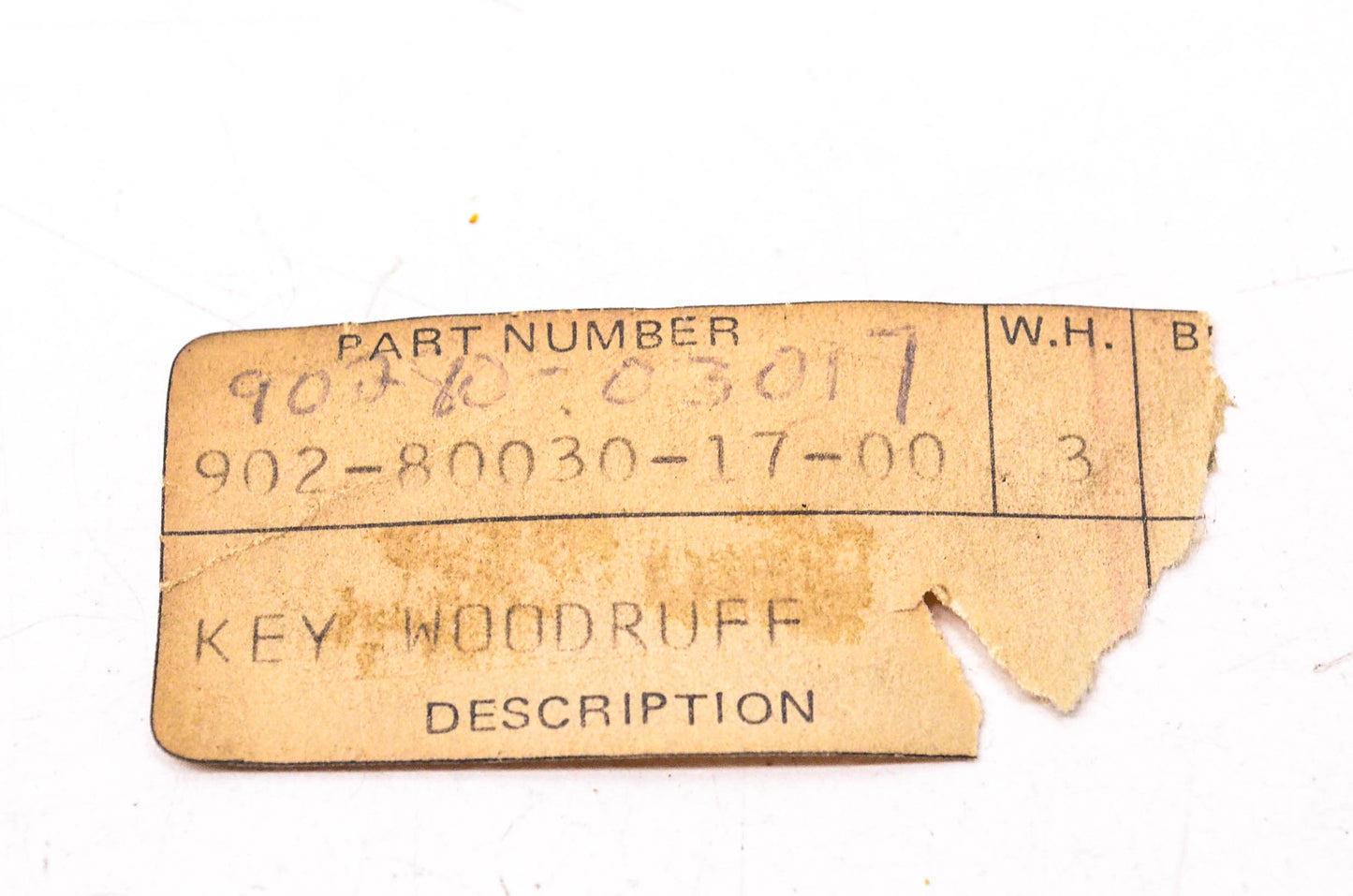 New OEM Yamaha 90280-03017-00 Woodruff Key NOS
