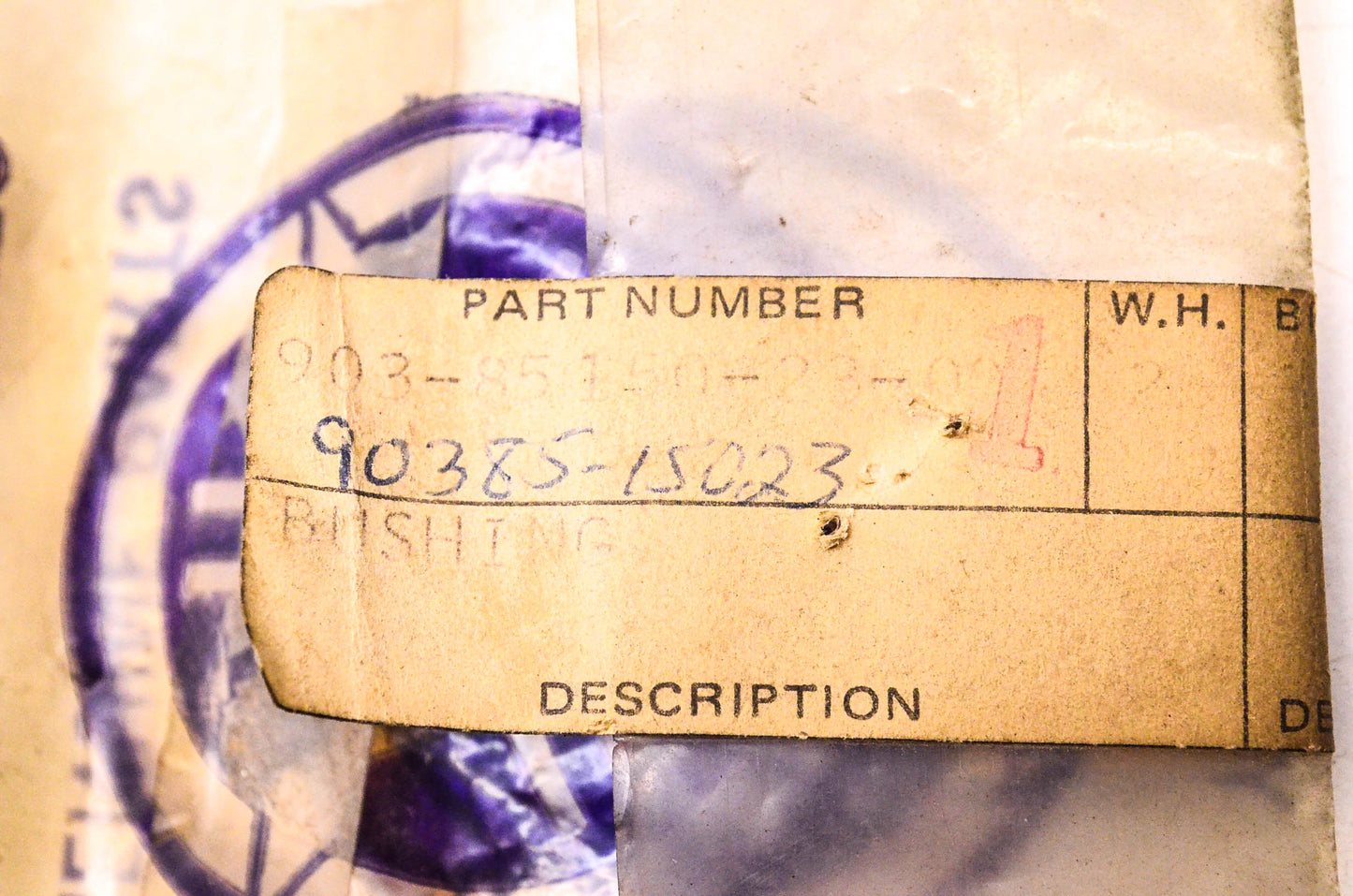 New OEM Yamaha 90385-15023-00 Rubber Bushing NOS