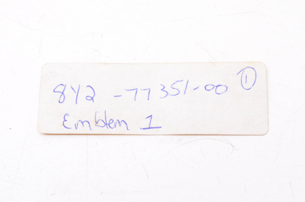 New OEM Yamaha 8Y2-77351-00-00 Yamaha 340 Emblem 1 NOS