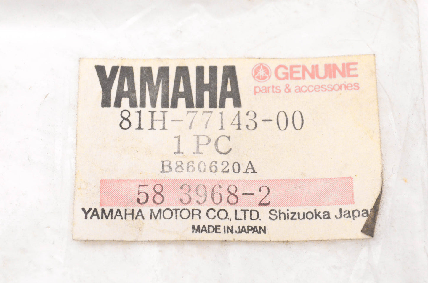 New OEM Yamaha 81H-77143-00-00 Phazer Emblem 3 NOS