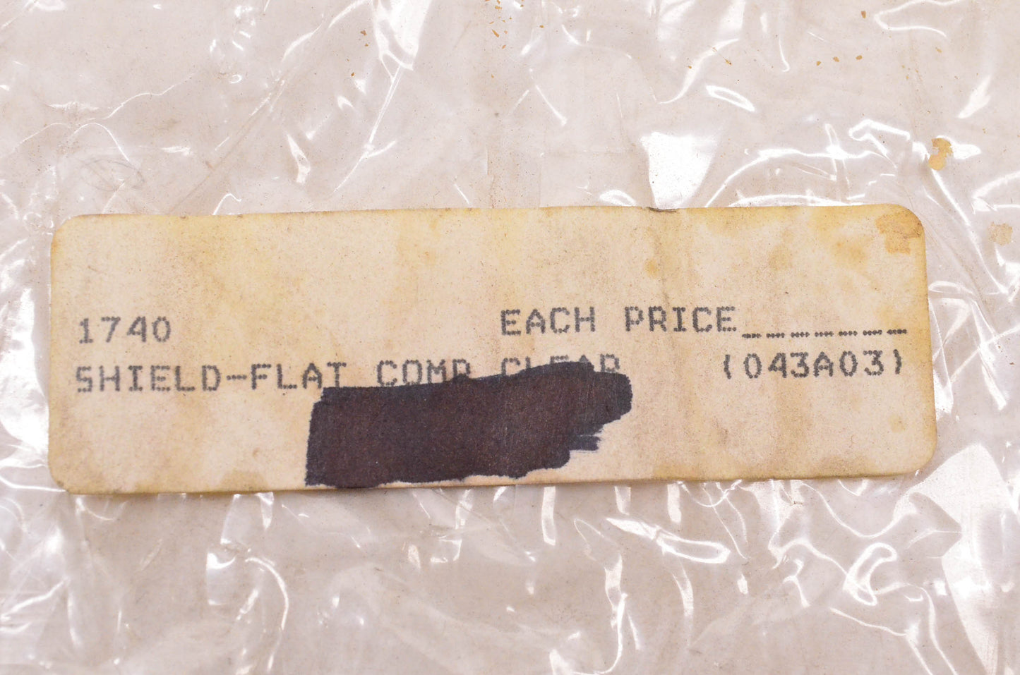 Marshall 1740 Clear Flat Shield NOS