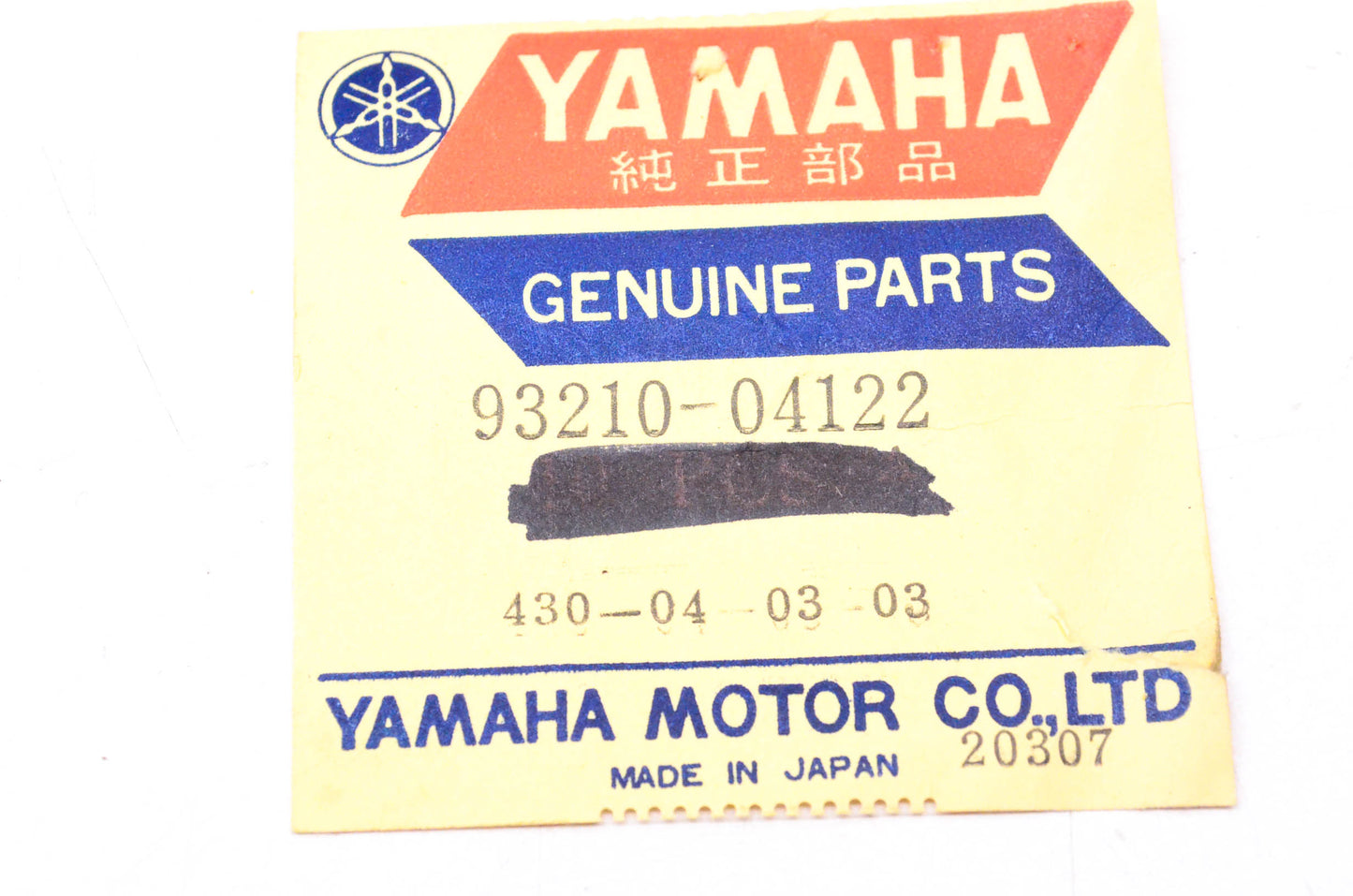 New OEM Yamaha 93210-04122-00 O-Ring NOS