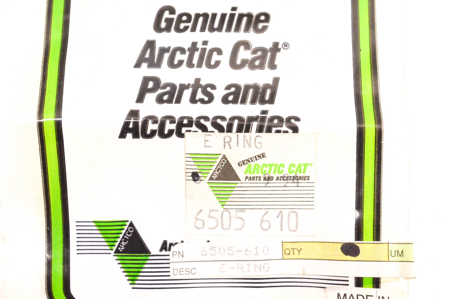 New OEM Arctic Cat 6505-610 E Rings Qty 2 NOS