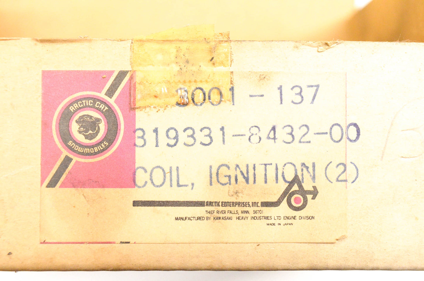 New OEM Arctic Cat 3001-137 Ignition Coil NOS