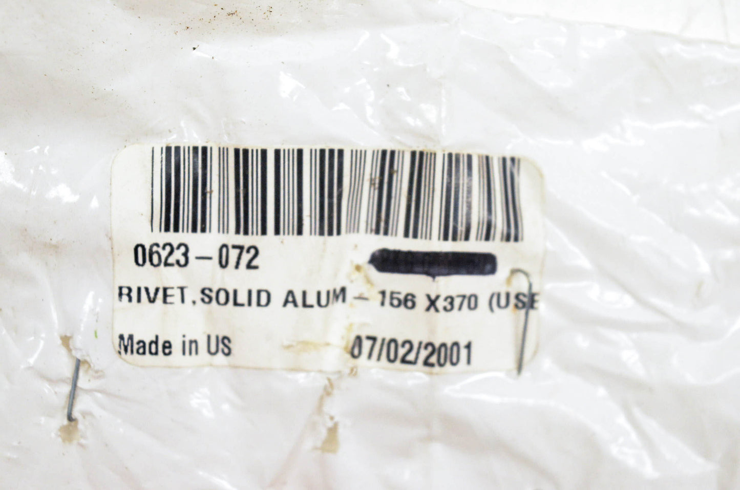 New OEM Arctic Cat 0623-072 Solid Aluminun Rivets 156 X370 Qty 13 NOS