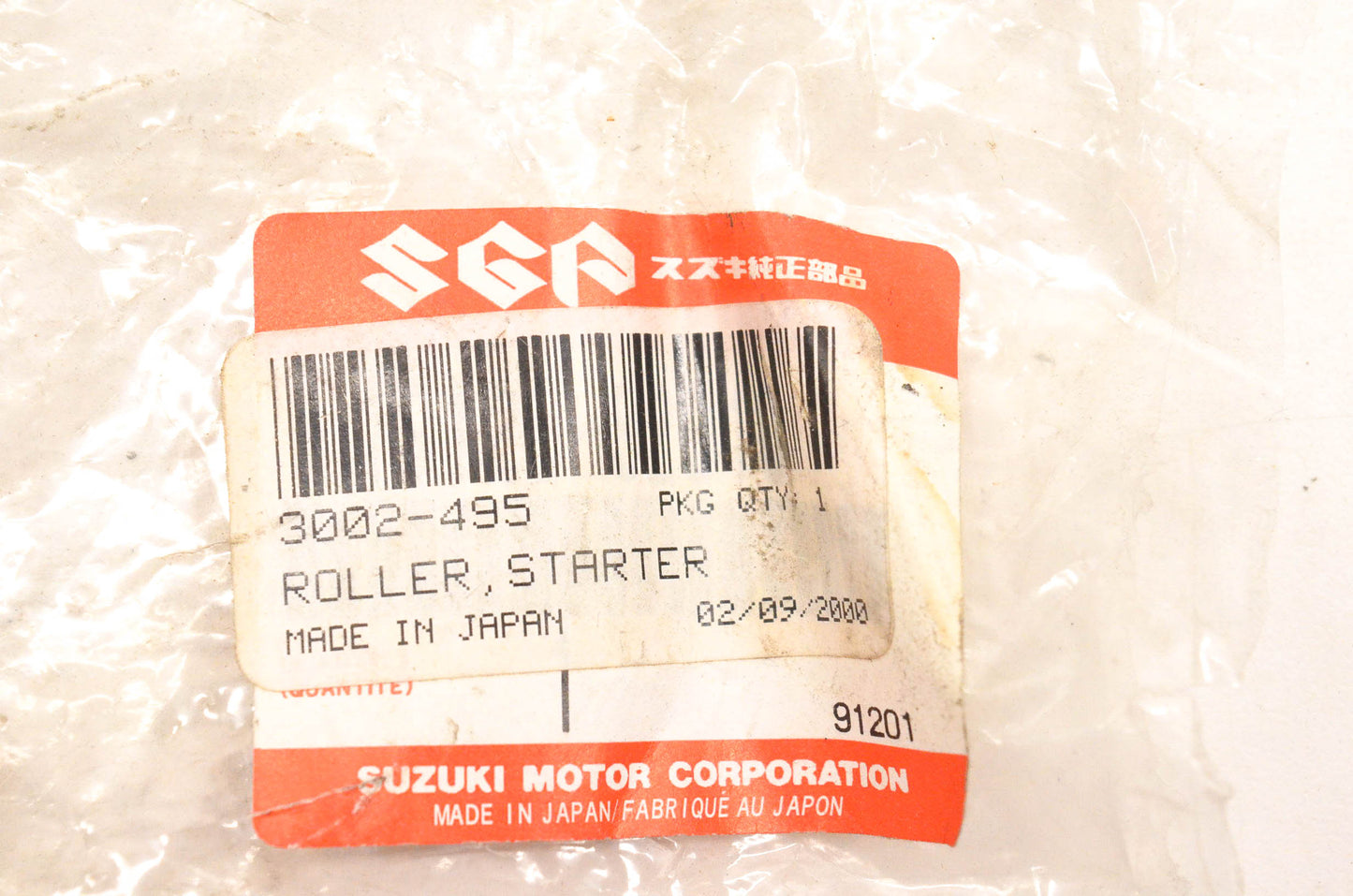 New OEM Arctic Cat 3002-495 Starter Roller NOS