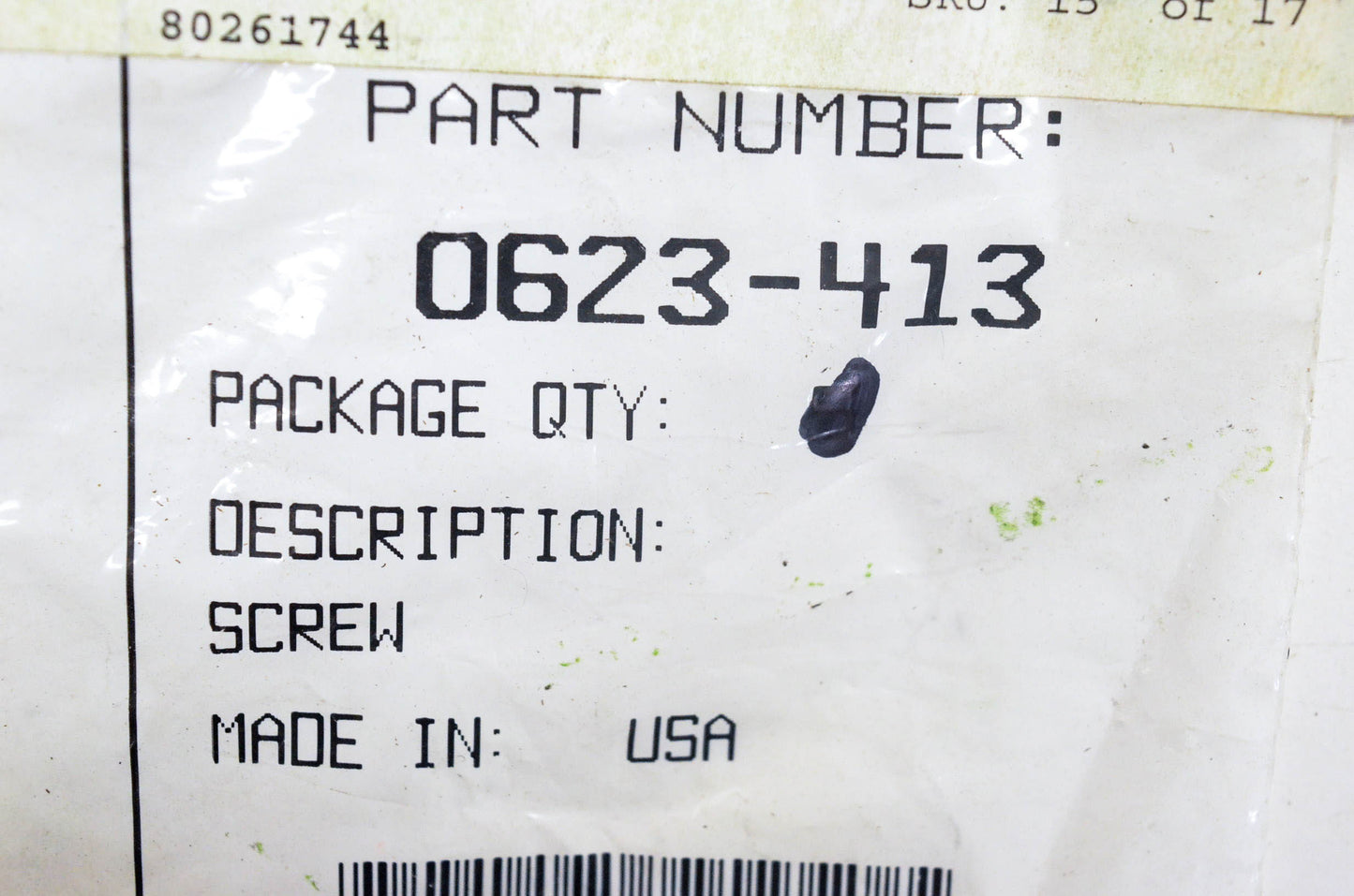 New OEM Arctic Cat 0623-413 Machine Screw NOS