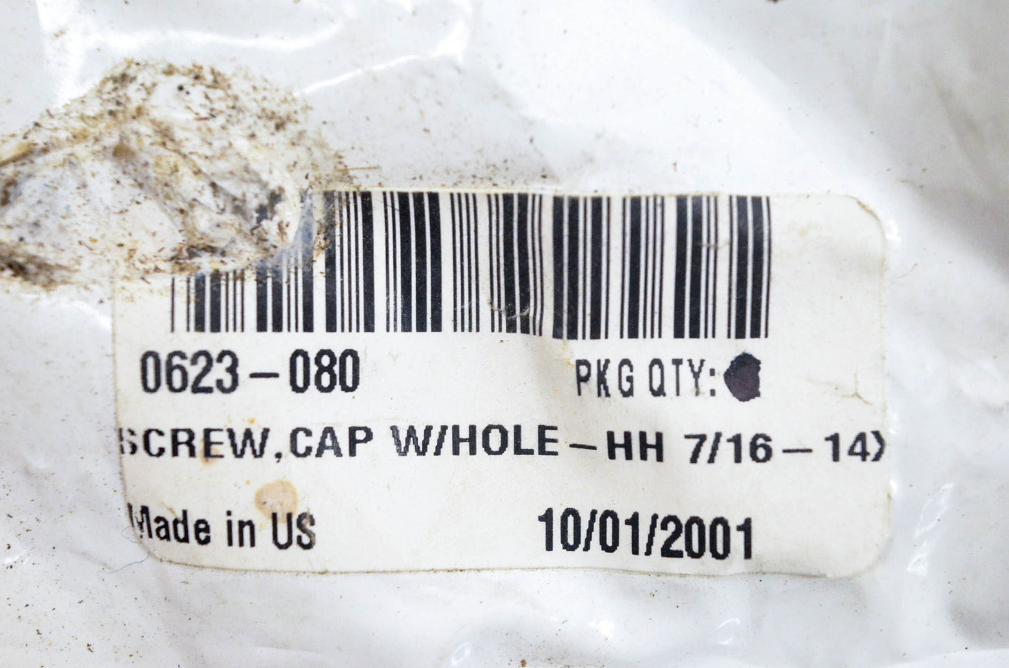 New OEM Arctic Cat 0623-080 Hex Head Cap Screw With Hole NOS