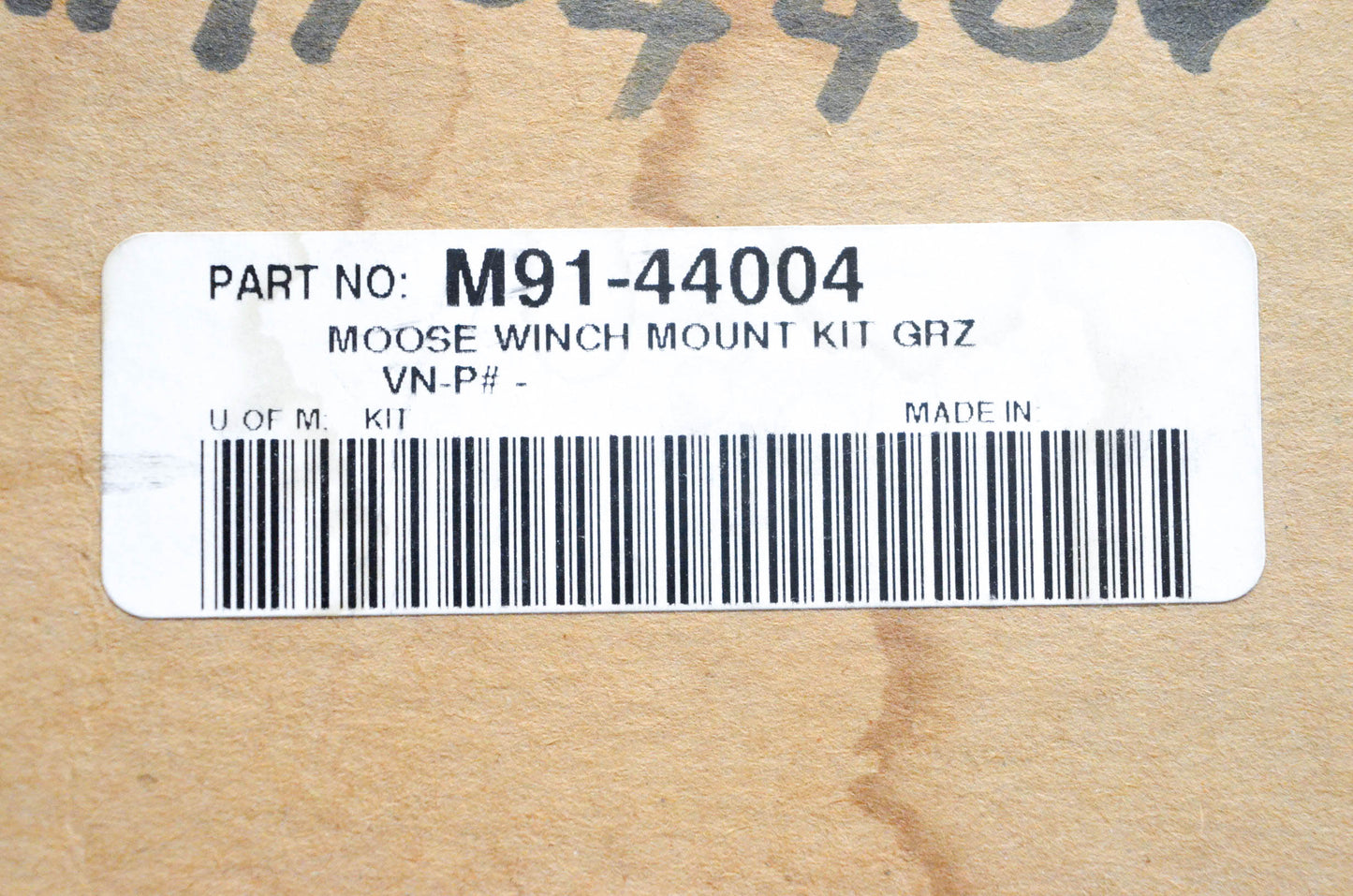 Moose Utility Division M91-44004 Winch Mount Kit NOS