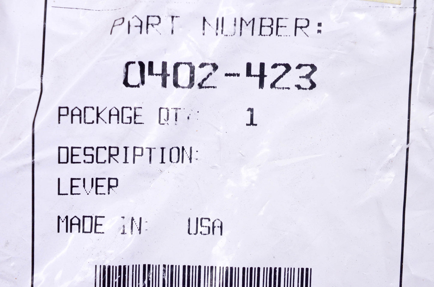 New OEM Arctic Cat 0402-423 Brake Lever NOS