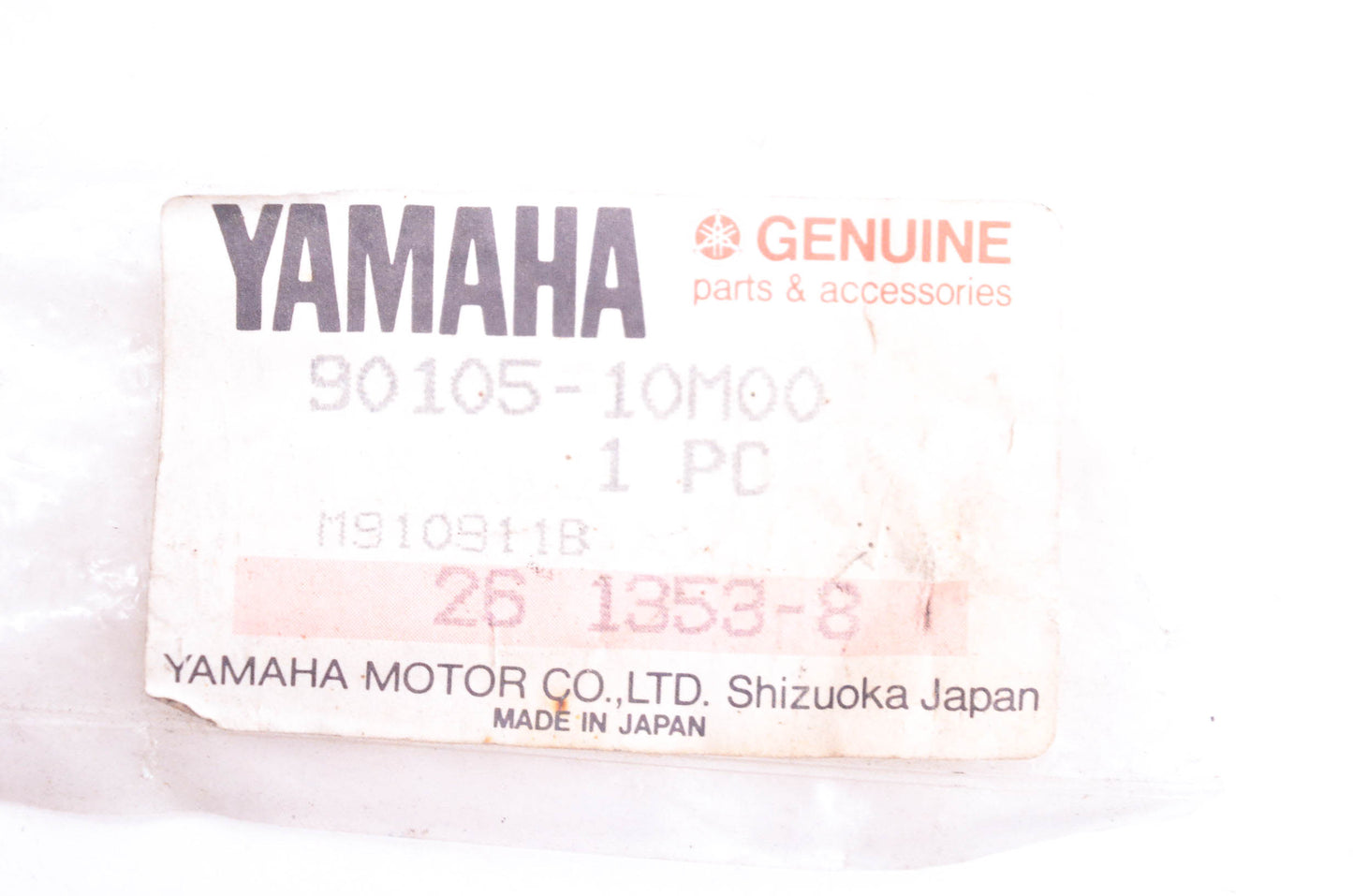 New OEM Yamaha 90105-10M00-00 Based Washer Bolt NOS