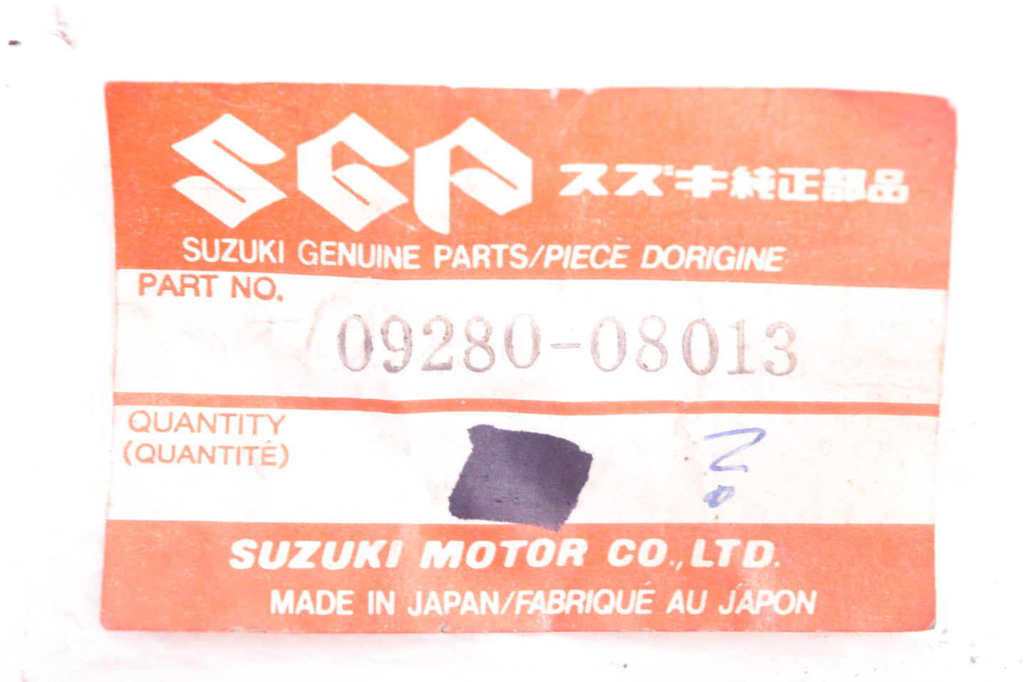 New OEM Suzuki 09280-08013 O Rings Qty 3 NOS