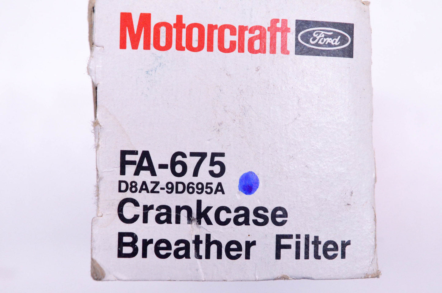 Motorcraft FA-675, D8AZ-9D695A Crankcase Breather Filter NOS