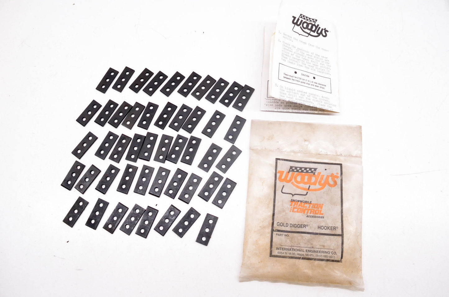 Woody's 0636-150 3 Hole Hooker Backing Plate Kit NOS