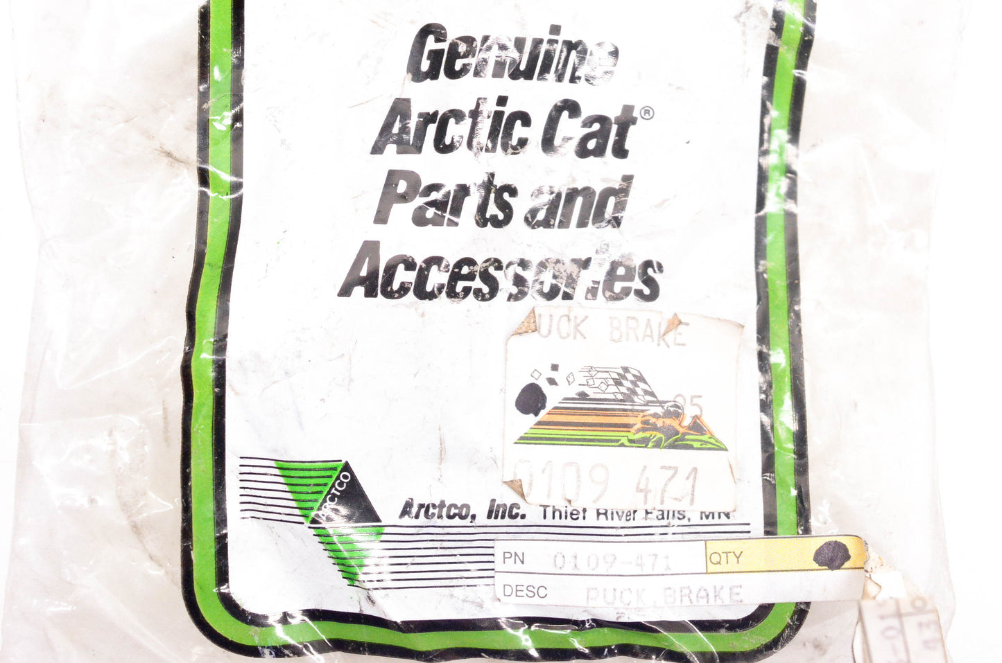New OEM Arctic Cat 0109-471 Brake Puck NOS