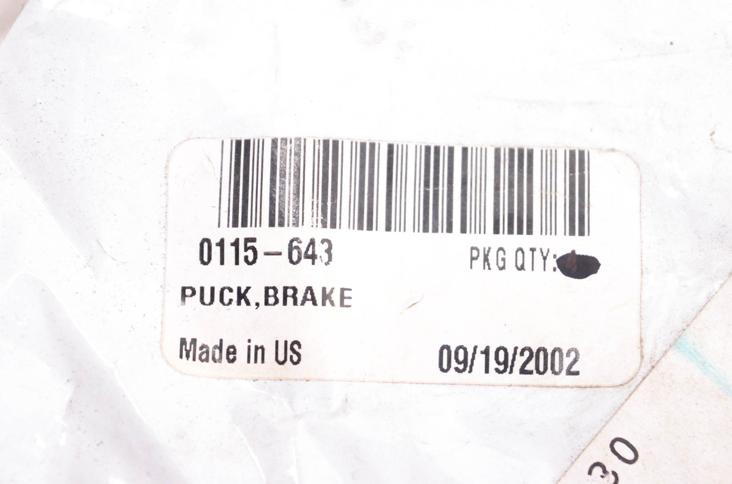 New OEM Arctic Cat 0115-643 Brake Pucks Qty 2 NOS