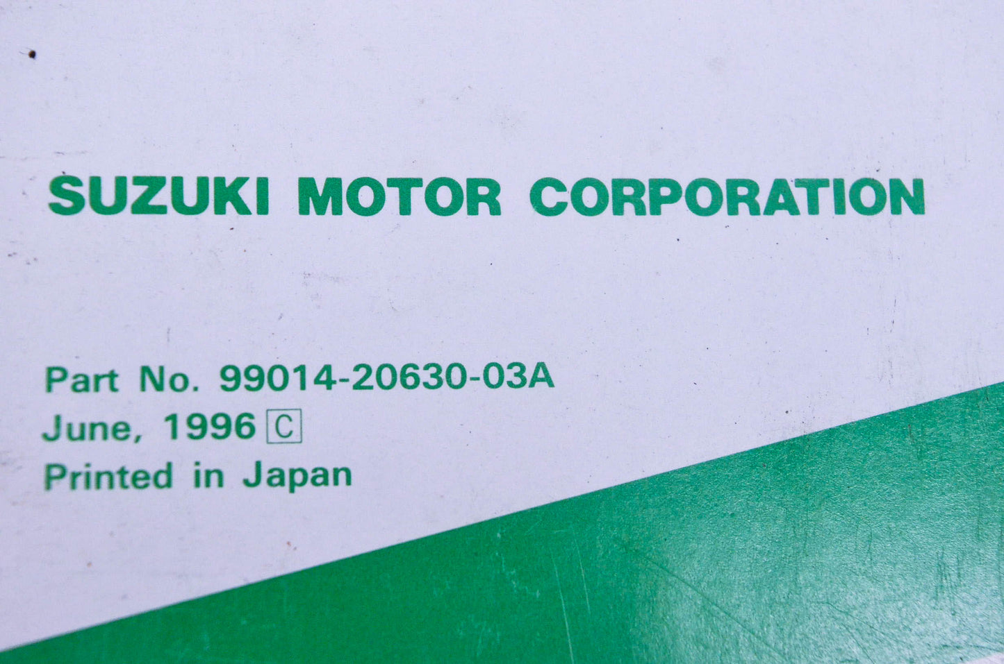 New OEM Suzuki 99014-20630-03A Riding Tips & Skill Test Practice Guide NOS