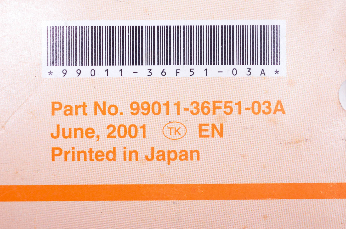 OEM Suzuki 99011-35F51-03A RM125 Owner's Service Manual