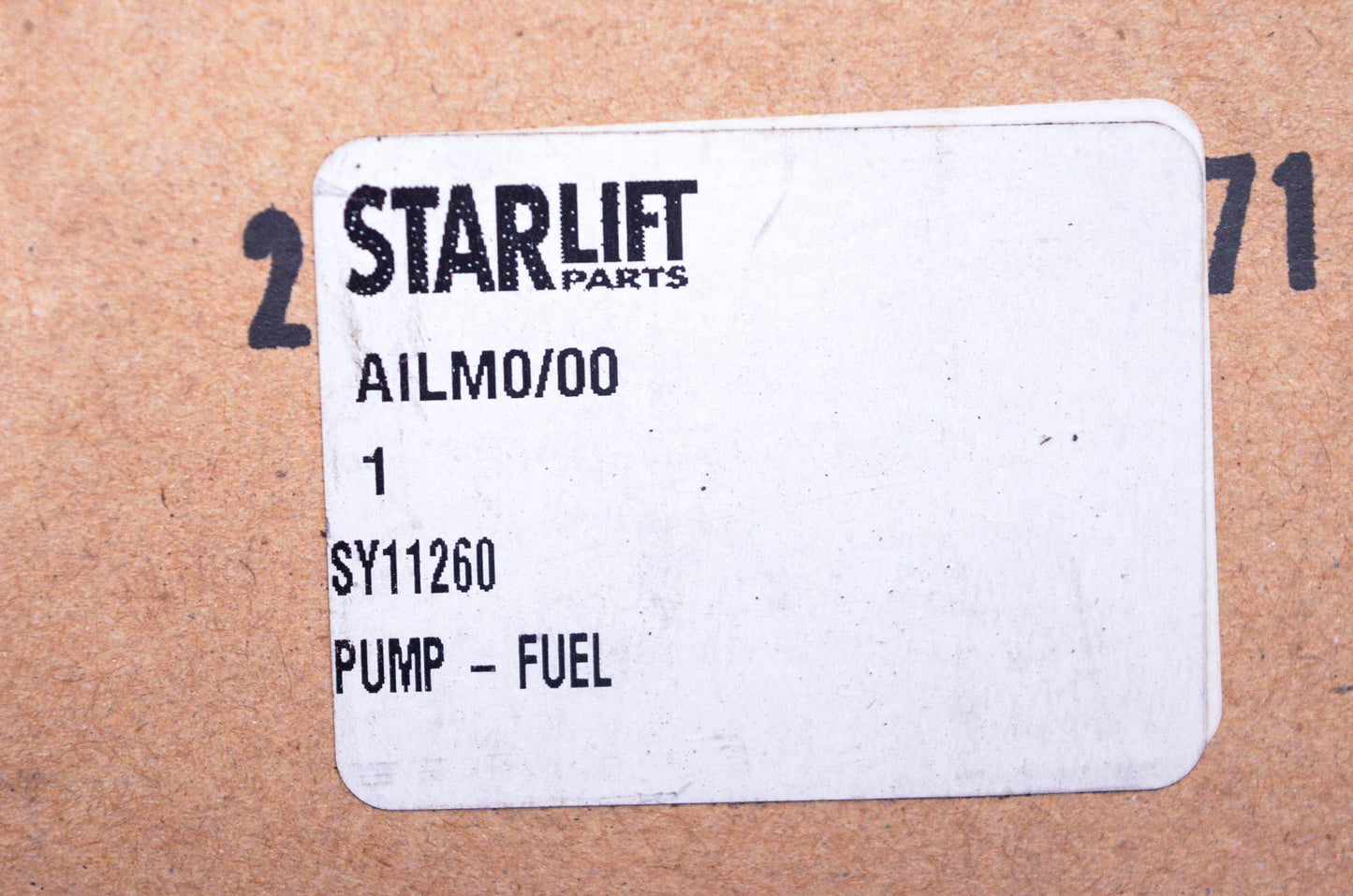 Starlift AILMO/00, SY11260 Fuel Pump Assembly NOS