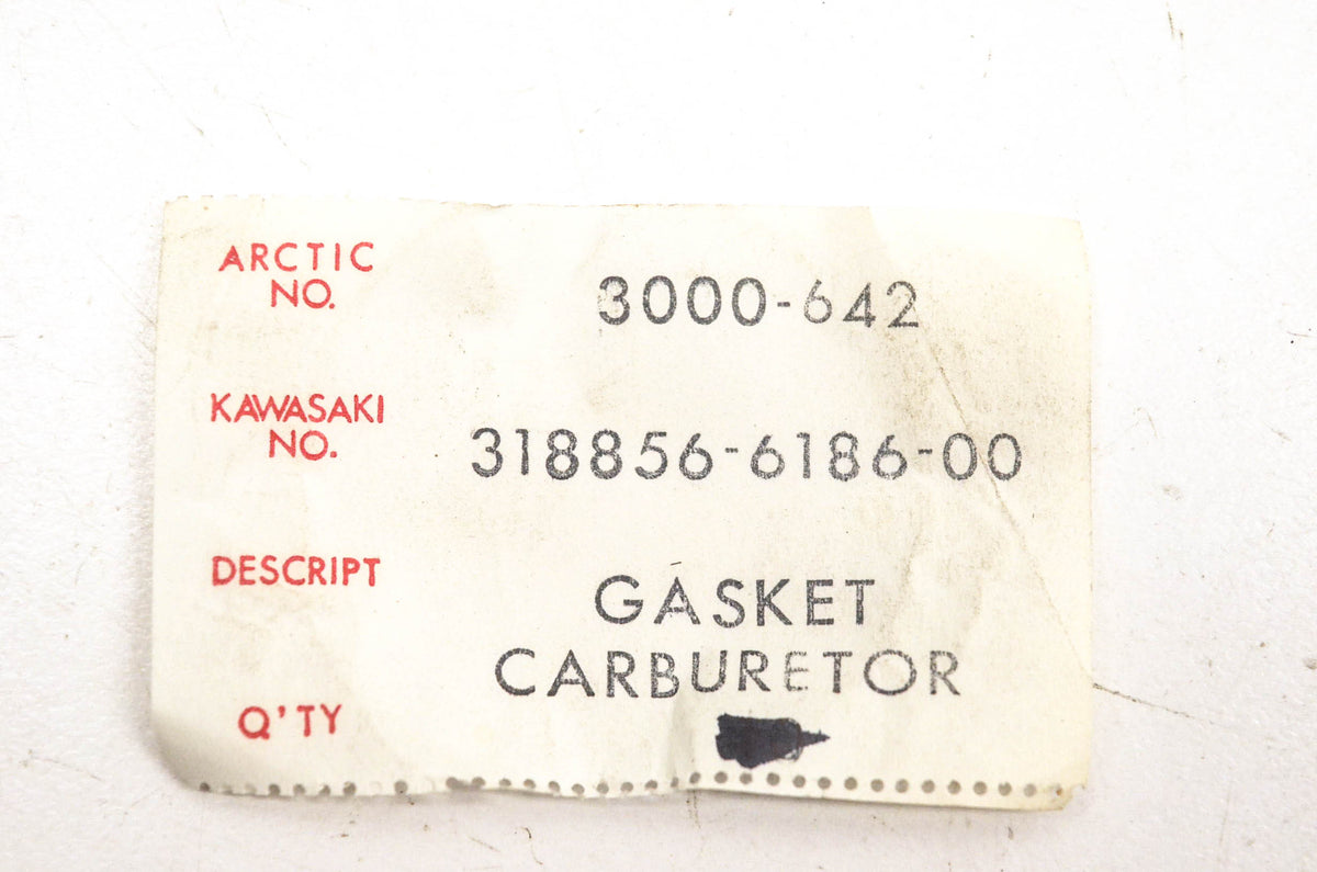 New OEM Arctic Cat 3000-642 Carburetor Gasket QTY 2 NOS