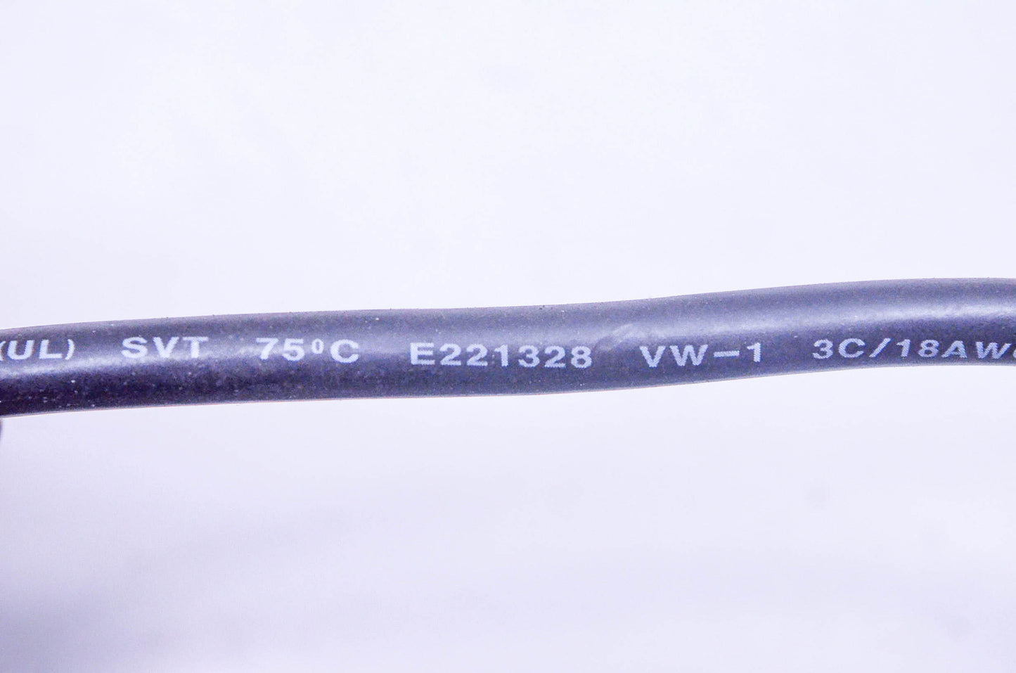 Space Shuttle E221328 Power Cable Cord 3 Prong NOS