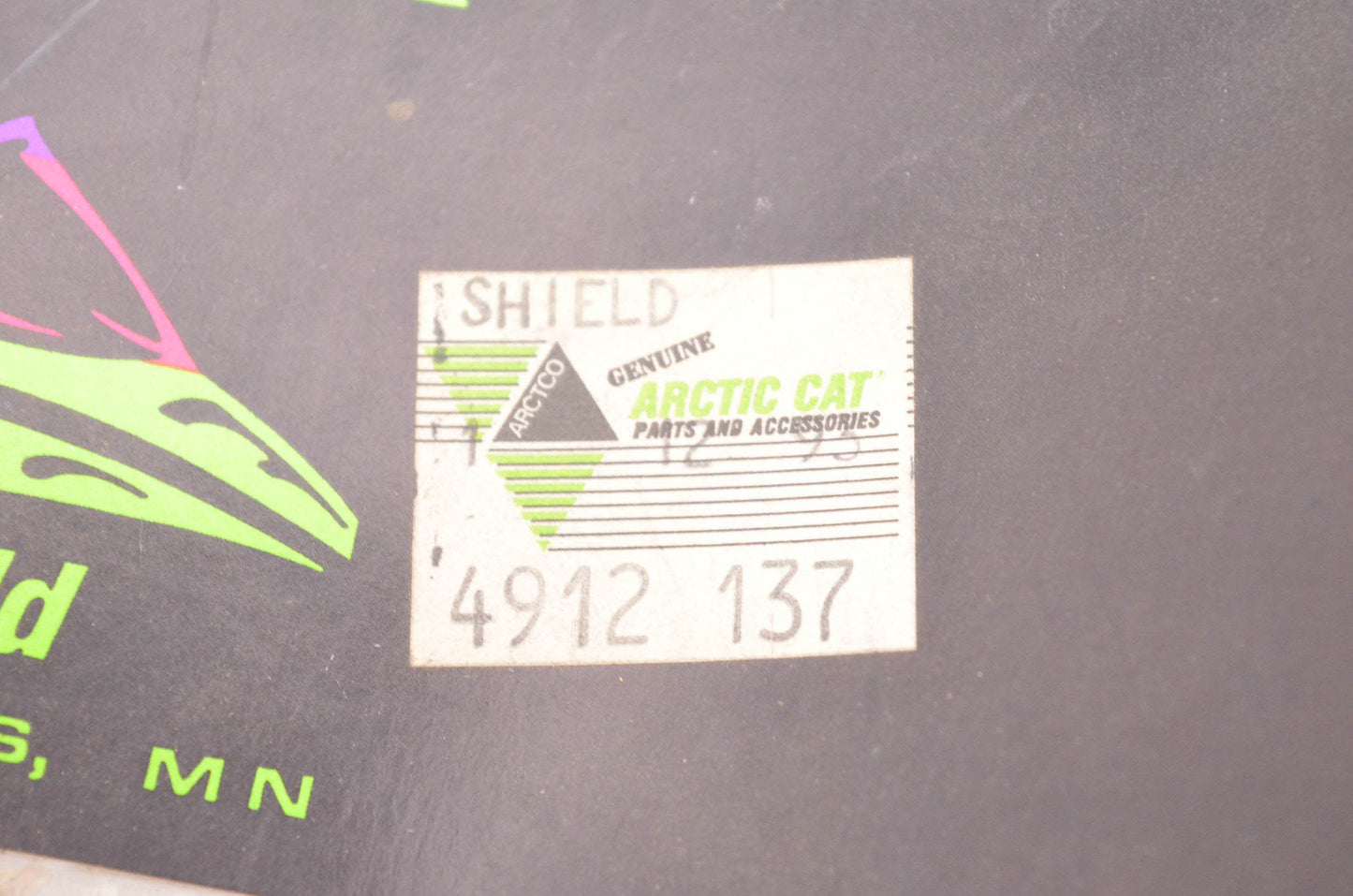New OEM Arctic Cat 4912-137 Snowmobile Helmet Shield NOS