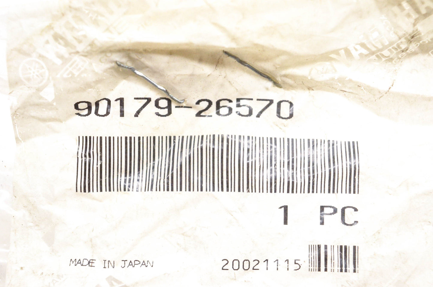New OEM Yamaha 90179-26570-00 Axle Nut NOS