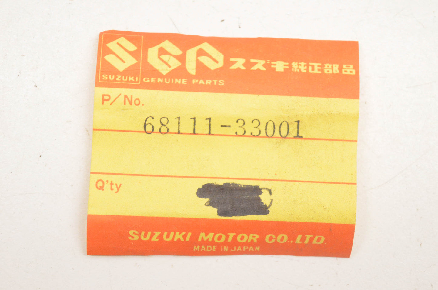 New OEM Suzuki 68111-33001 Fuel Tank Emblem NOS
