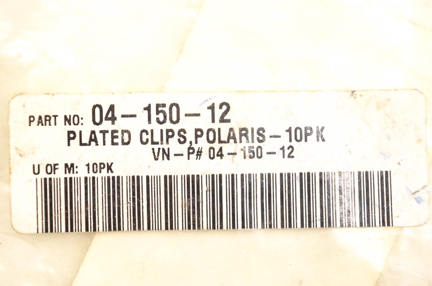 Kimpex 04-150-08, 04-150-12 Track Clips Qty 10 NOS