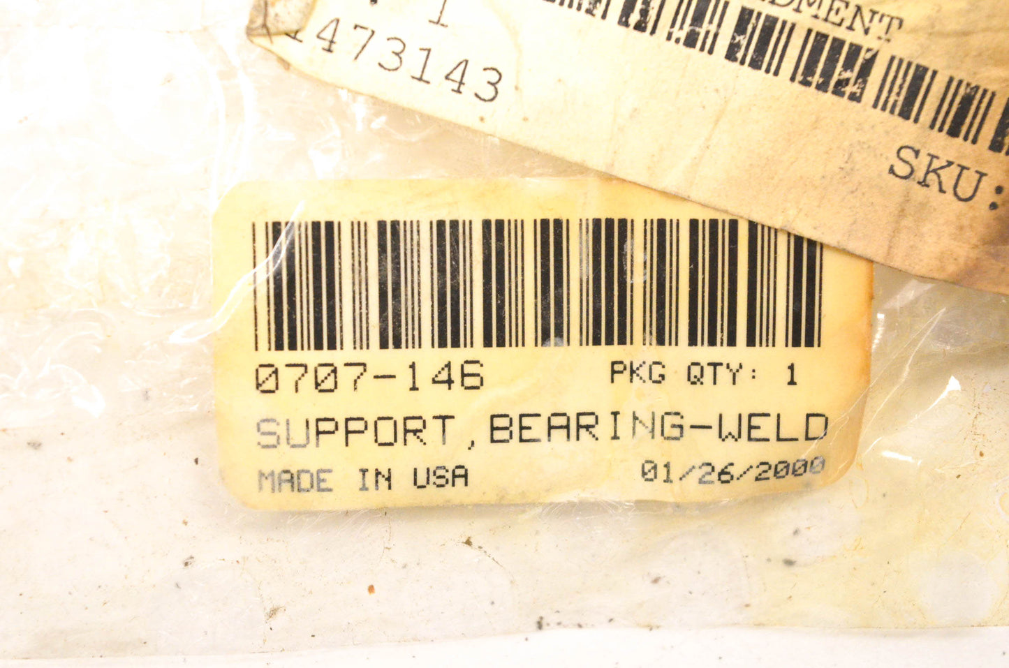 New OEM Arctic Cat 0707-146 Bearing Support NOS