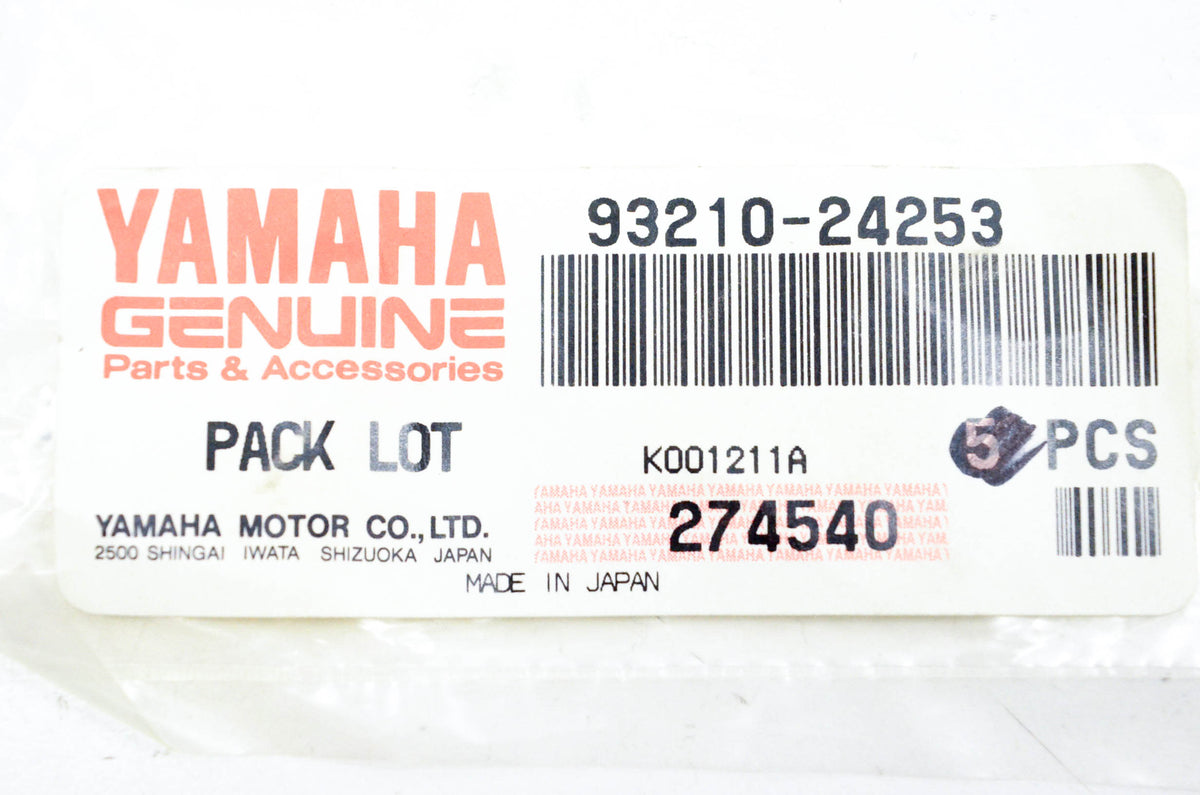 New OEM Yamaha 93210-24253-00 O Ring NOS