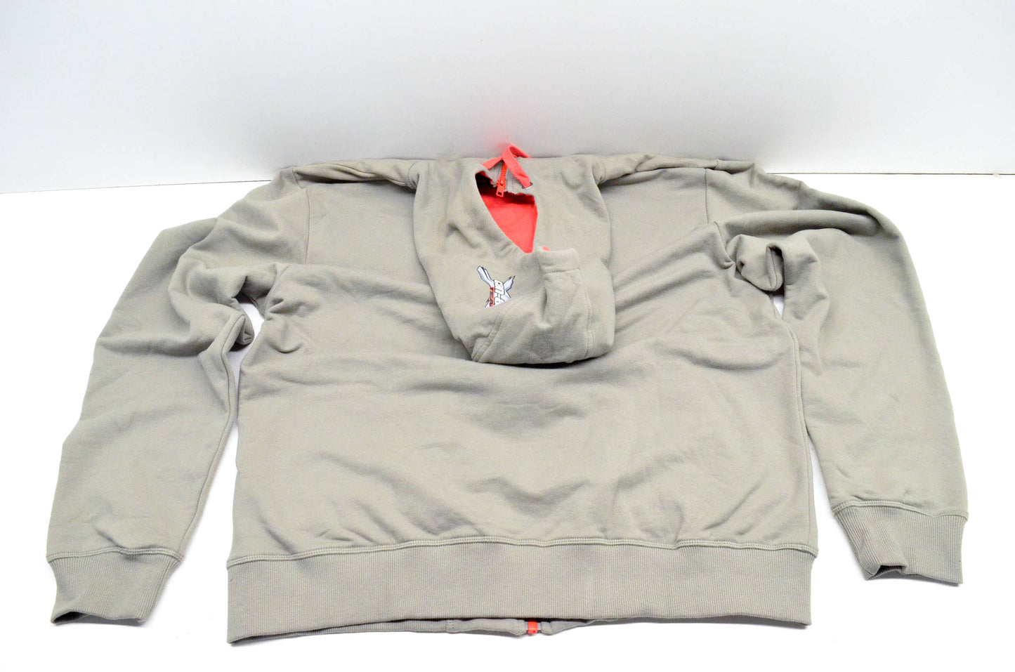 Can Am Grey Medium Zip-Up Hoodie