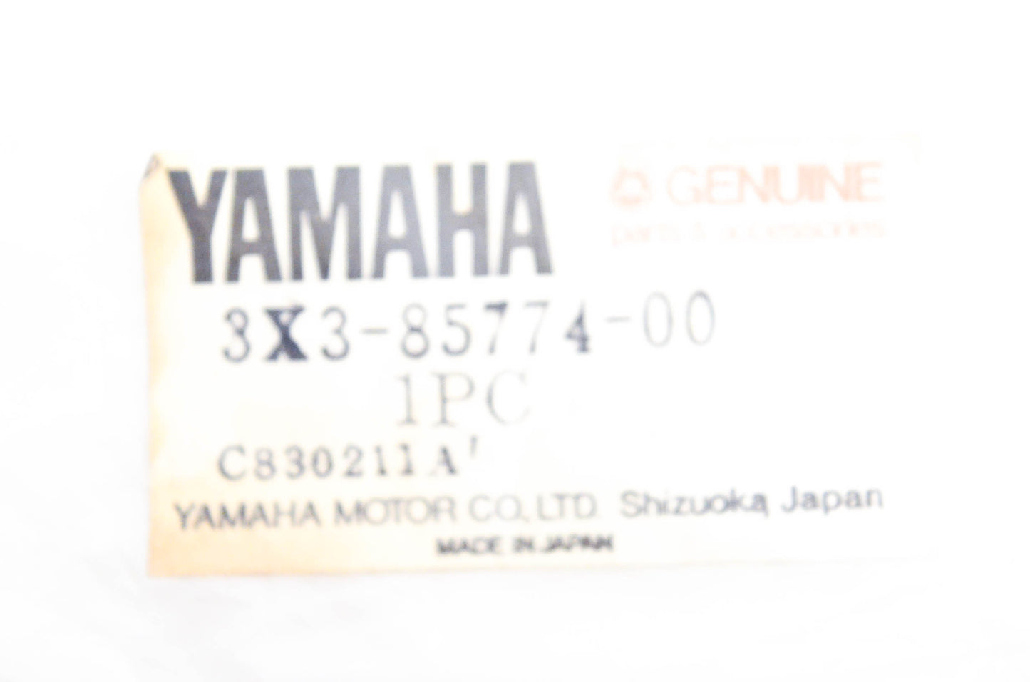 New OEM Yamaha 3X3-85774-00-00 Pilot Lamp Checker NOS
