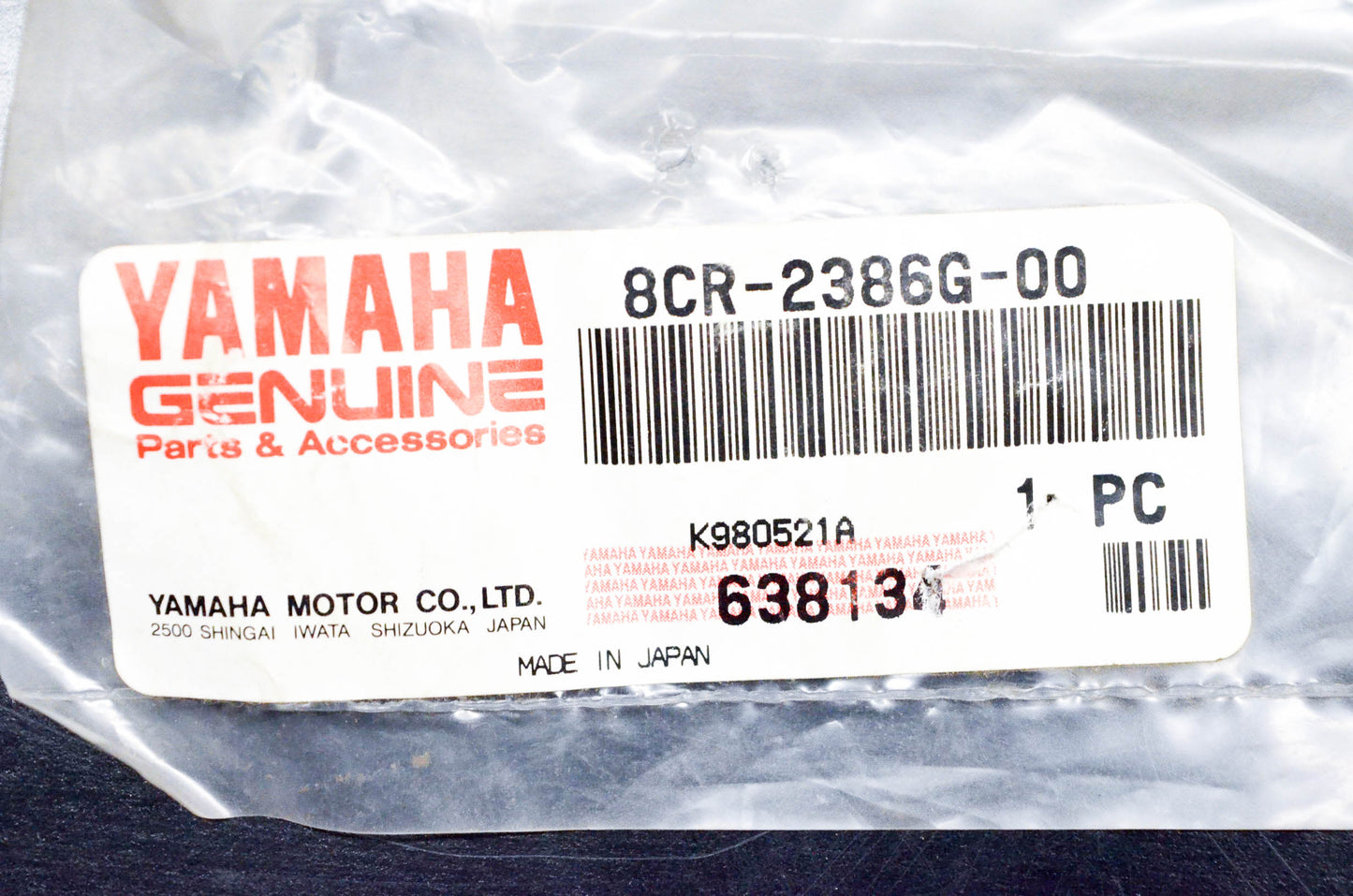 New OEM Yamaha 8CR-2386G-00-00 Front Stabilizer Bushing NOS