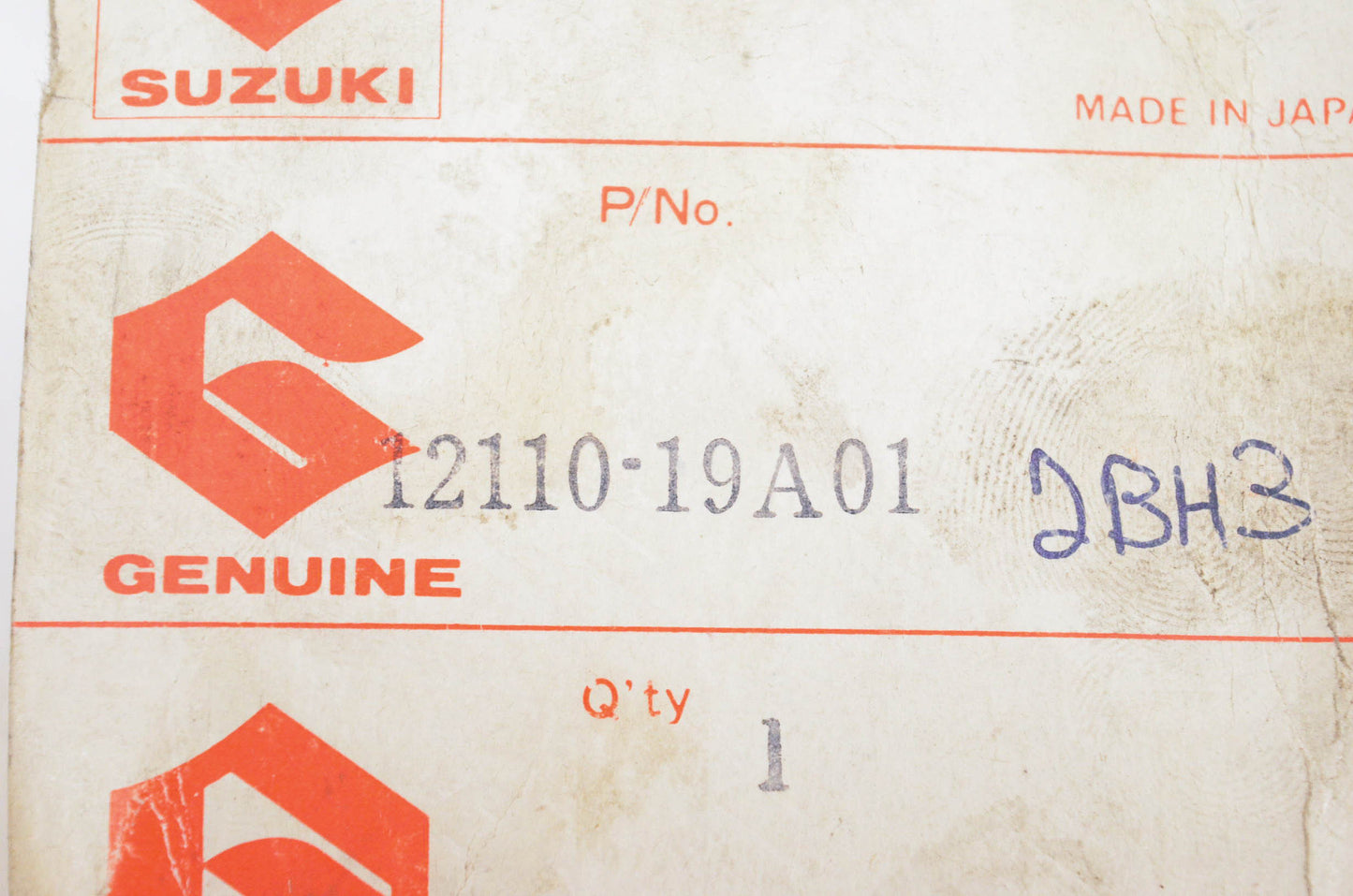 New OEM Suzuki 12110-19A01 Piston NOS
