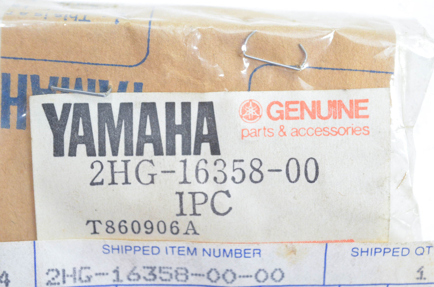 New OEM Yamaha 2HG-16358-00-00 Push Plate NOS