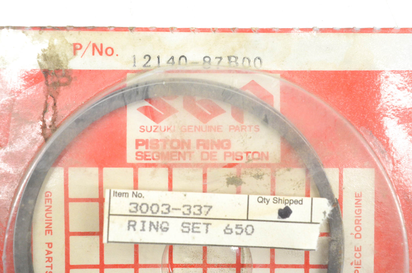New OEM Arctic Cat 12140-87B00, 3003-337 Piston Ring Kit NOS