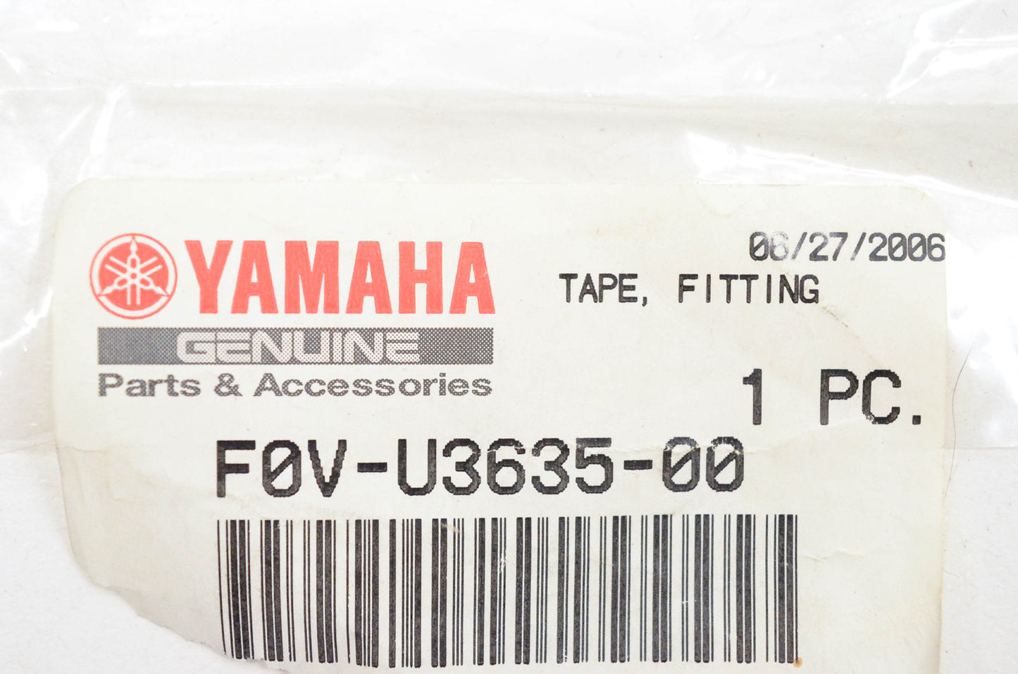 New OEM Yamaha F0V-U3635-00-00 Fitting Tape NOS