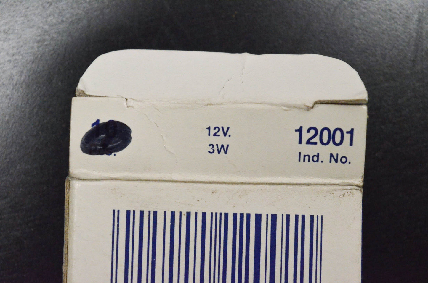 Candlepower 12001 Replacement 12v 3w Bulbs Qty 2 NOS