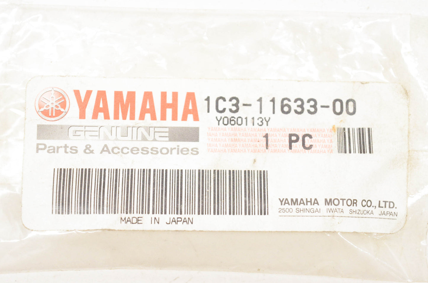 New OEM Yamaha 1C3-11633-00-00 Piston Pin NOS