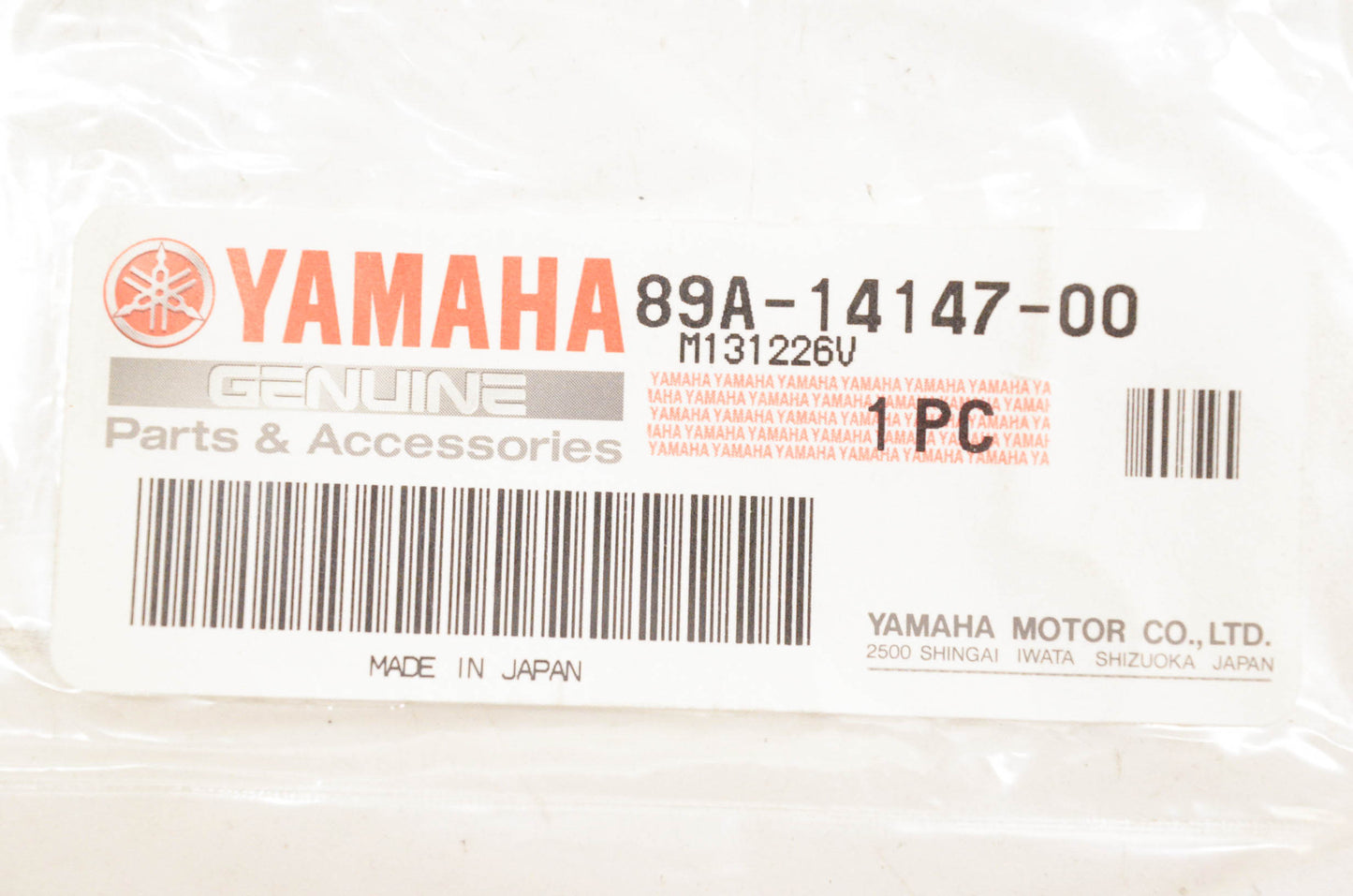 New OEM Yamaha 89A-14147-00-00 O Ring NOS