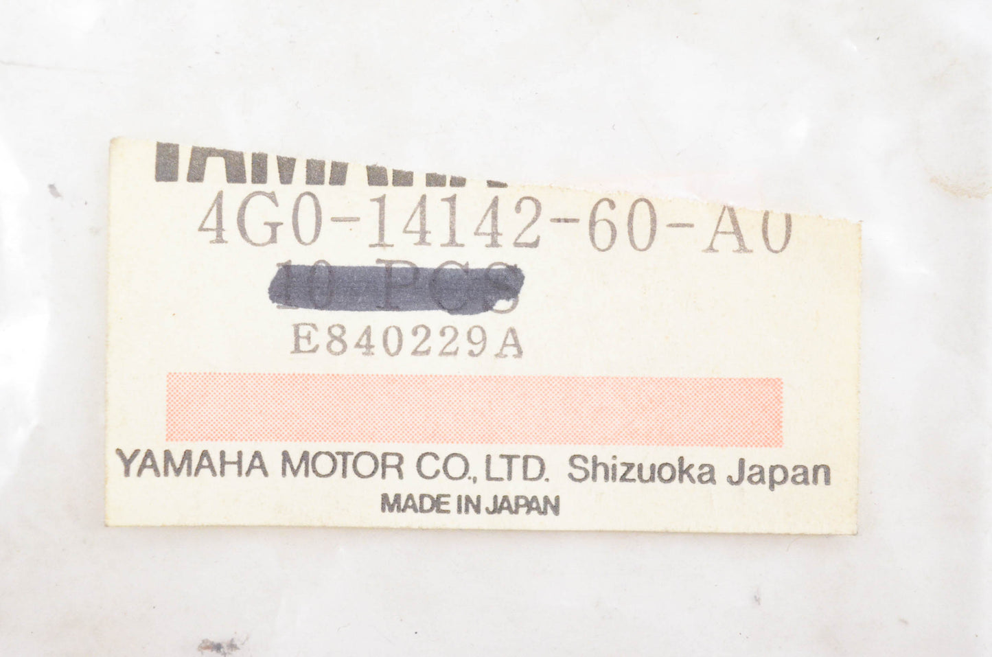 New OEM Yamaha 4G0-14142-60-A0 Pilot Jet #60 NOS