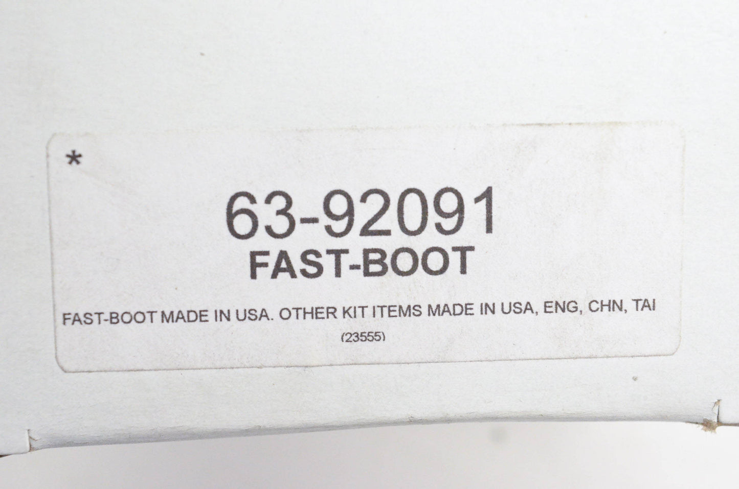 NorRec 63-92091 Fast-Boot CV Kit NOS