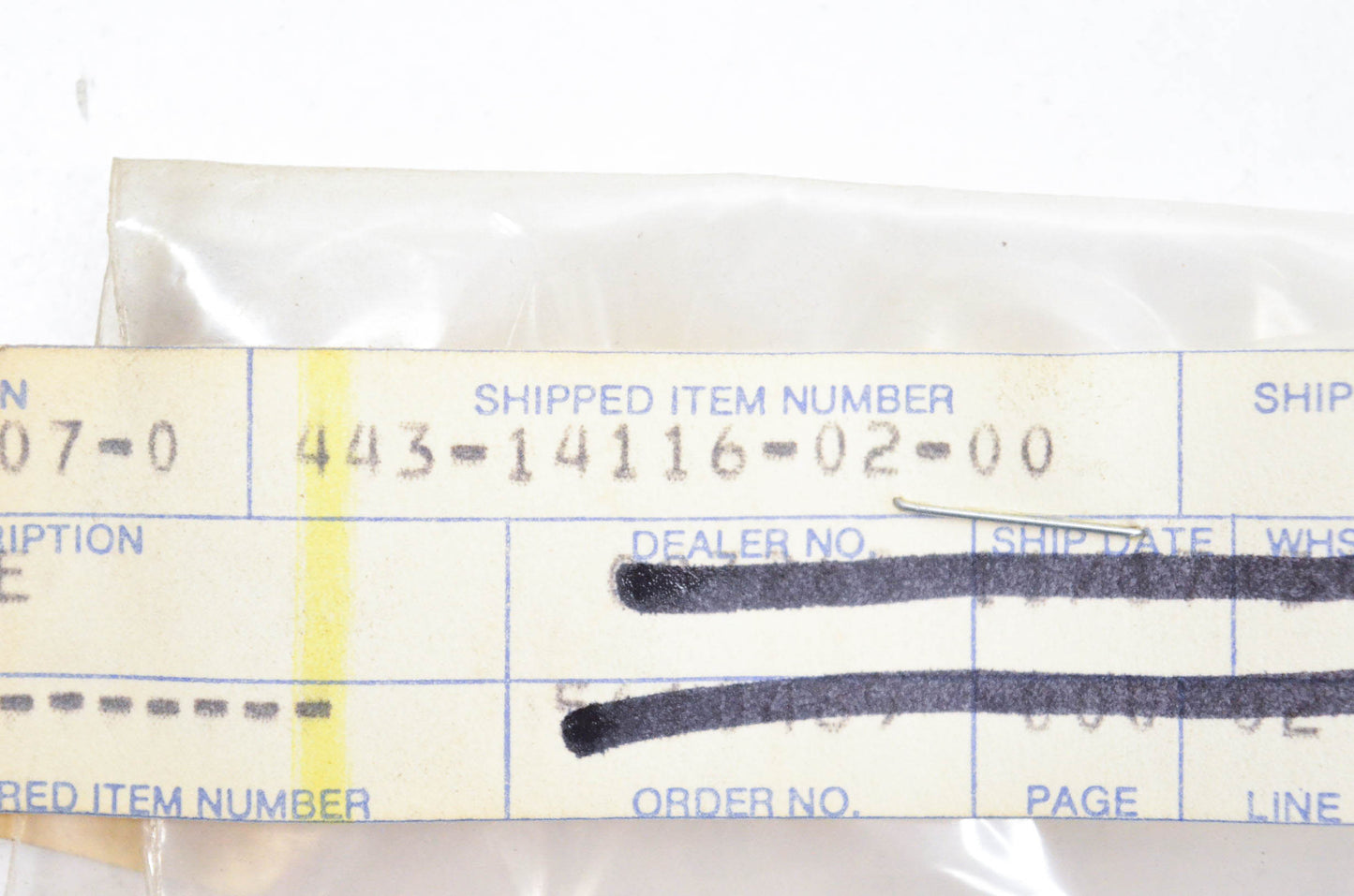 New OEM Yamaha 443-14116-02-00 Jet Needle NOS