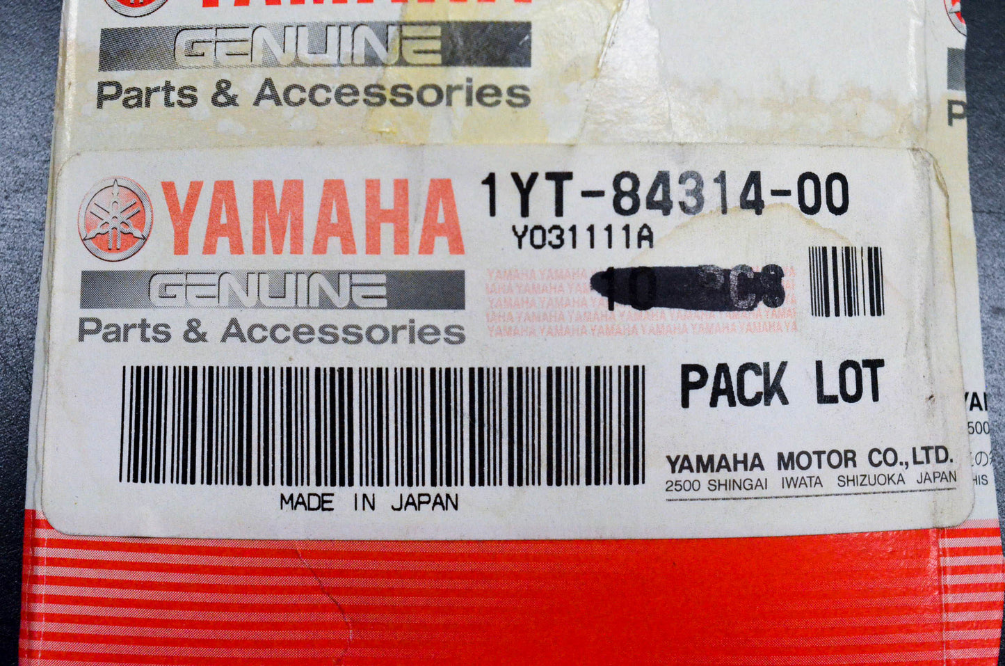 New OEM Yamaha 1YT-84314-00-00 Koito Headlamp Bulb 12v25/25w NOS